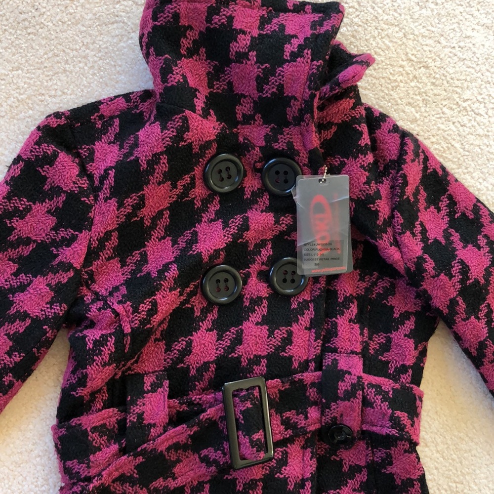 Yoki Girls Wool Blend Coat - Picture 5 of 13